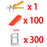 Tile Leveling System Clips