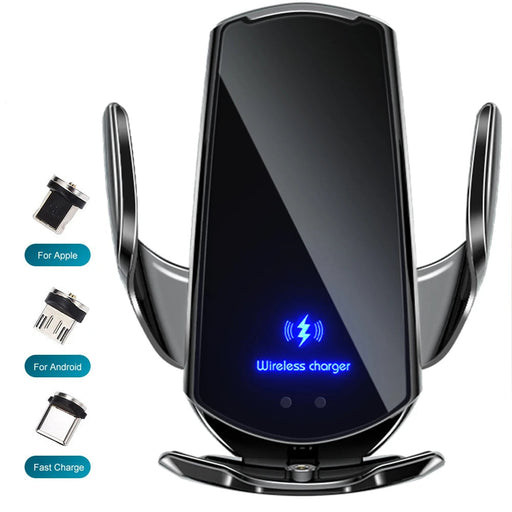 Automatic 15W Qi Car Wireless Charger