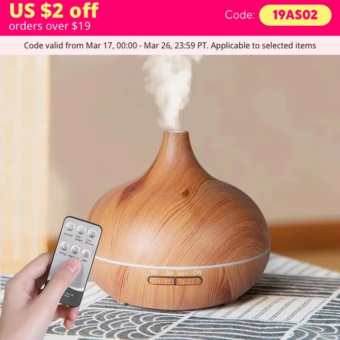 Ultrasonic Aroma Diffuser and Humidifier