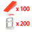 Tile Leveling System Clips