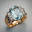 925 Sterling Silver Citrine Gemstone Ring